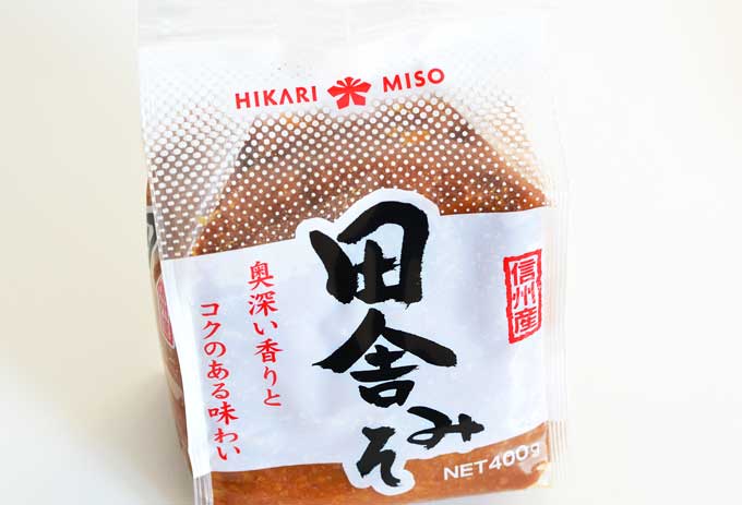 rotes Miso abgepackt