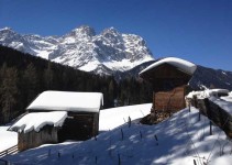 Winterlandschaft Dolomiten Südtirol