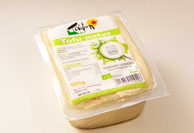 Packung Tofu